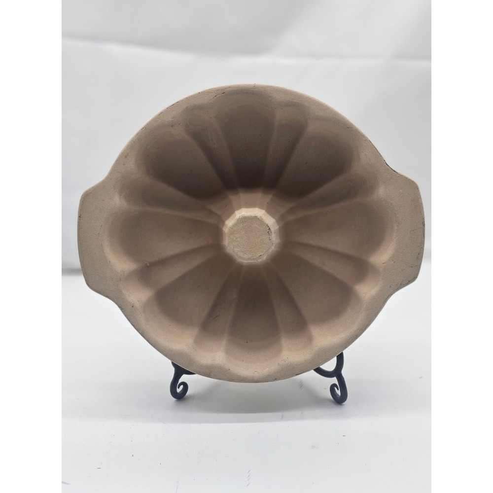 Pampered Chef Family Heritage Stoneware Fluted Pan Bundt Cake Mold USA #1440